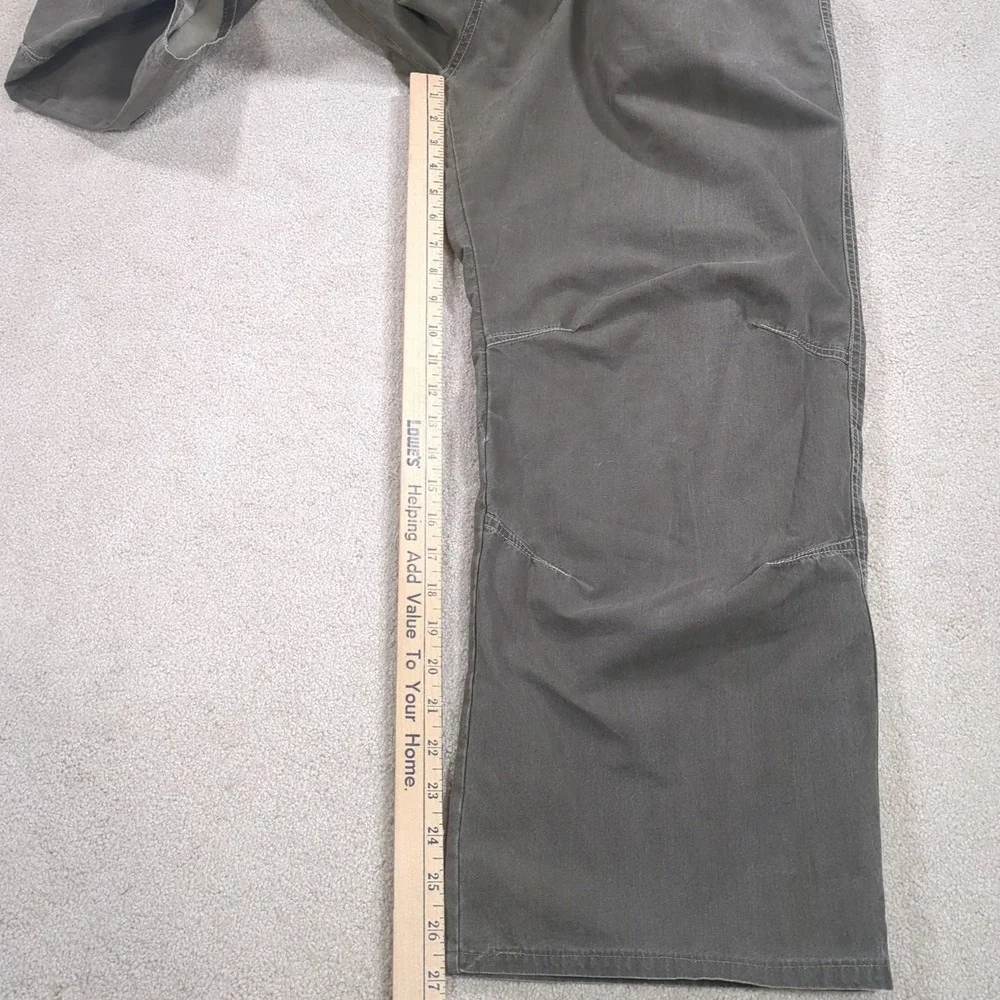Kuhl Pants Revolvr Nylon Stretch Hiking Outdoor Greenish Gray Mens 38x32 (Short)